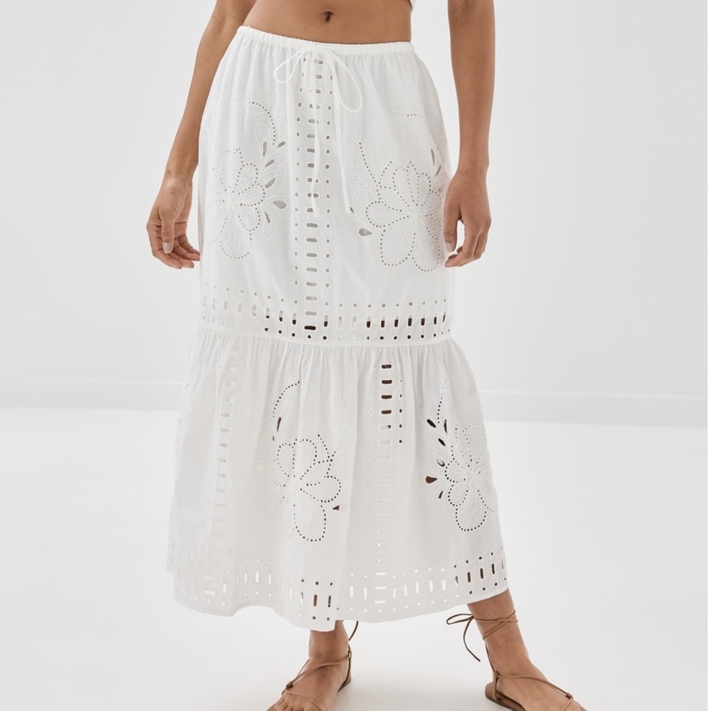 Rails Prina Embroidered Maxi Skirt